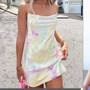 ZARA Satin slip dress